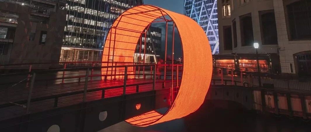 伦敦金融城 | 金丝雀码头冬日灯光秀Winter Lights记录你的留学生活！