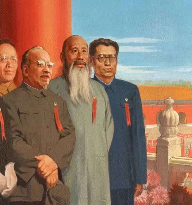 正文  《开国大典》由中国画家董希文于1953年完成,描绘了1949年10月1