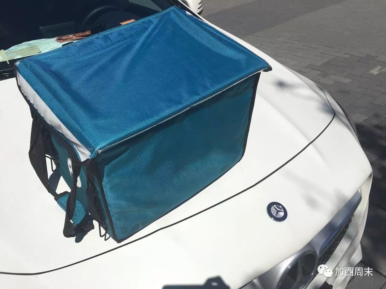 开奔驰送外卖： 他们温哥华打工，不再为了生存