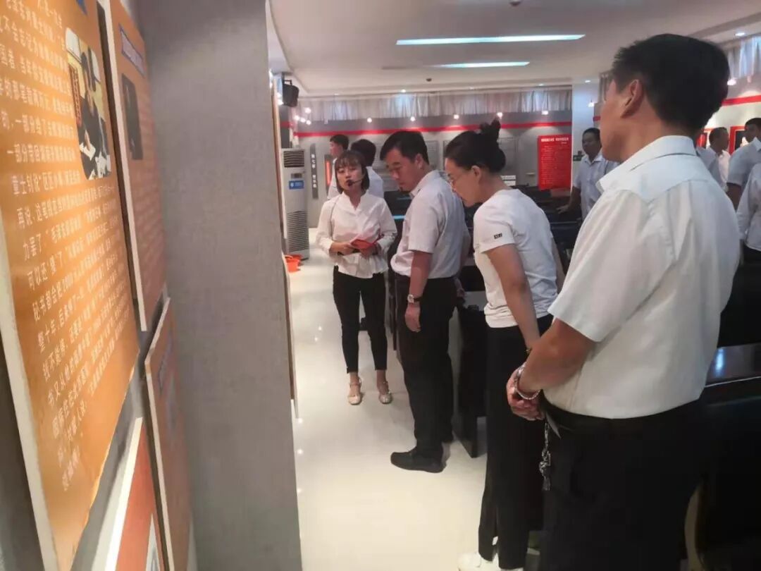 运城市平陆县人社局全体党员干部廉政教育基地学习记