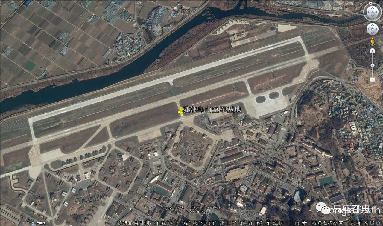 美军驻韩国乌山空军基地是美军距离中国最近的空军基地之一,也是美军