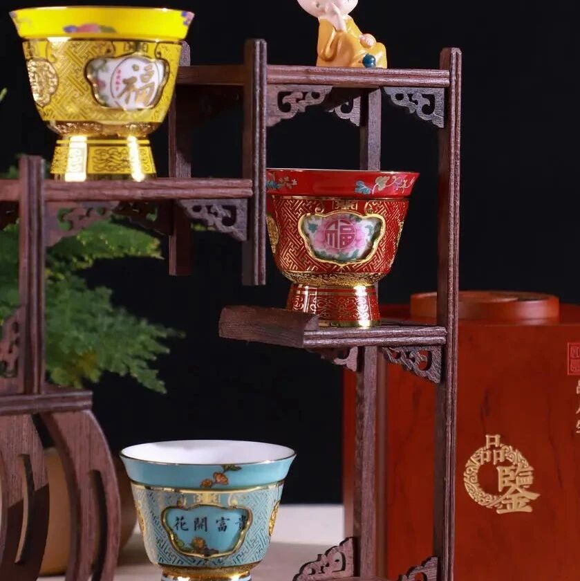 【皇家景泰蓝】转心主人杯，转杯品茗，好运自来