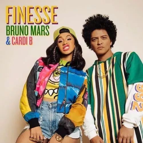 Cardi B持续火热..助阵Bruno Mars单曲'Finesse'本周杀到Billboard Hot 100榜单第三名