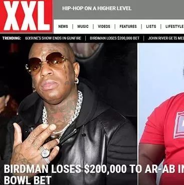 YMCMB大老板Birdman与Lil Wayne闹得鱼死网破之后这几年Ca$h Money收入急剧下降于是玩起了超级碗押注赌博