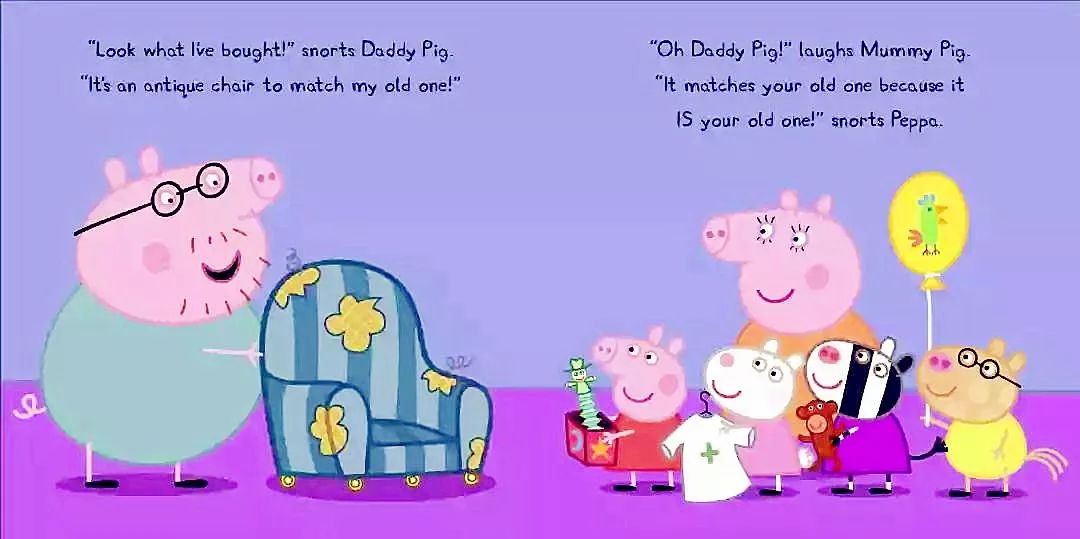 " snorts daddy pig.