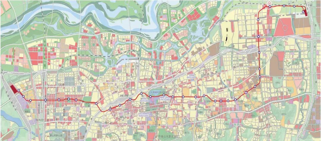 4号线之后济南开工的第3条东西向地铁线路,途经济南市槐荫区,天桥区