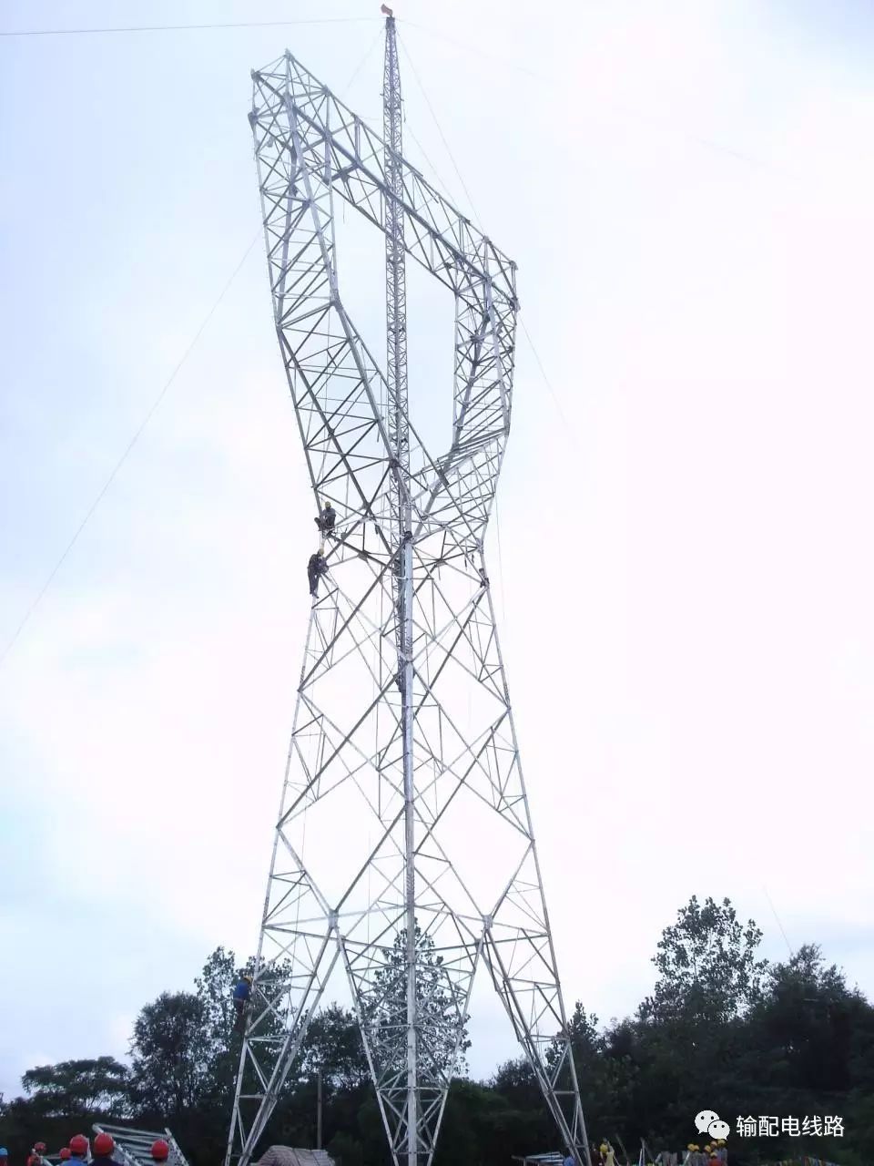 架空输电线路杆塔组立工程施工工艺