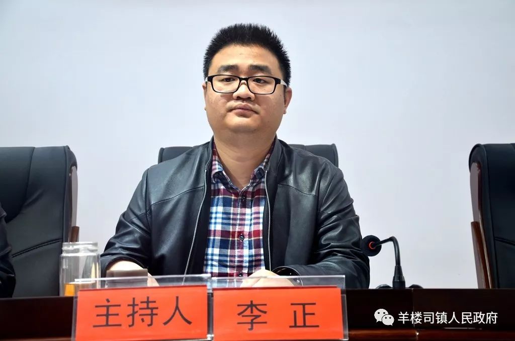 室组织召开羊楼司镇一季度工作讲评会,会议由该镇党委副书记李正主持