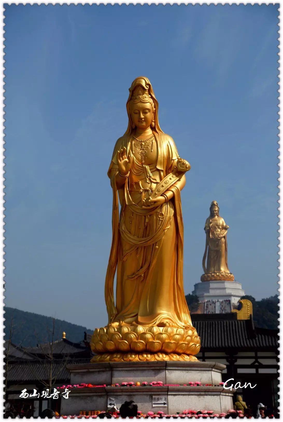 去过了海南,去过了普陀,见过了观音巨大的法相,但是苏州西山大观音