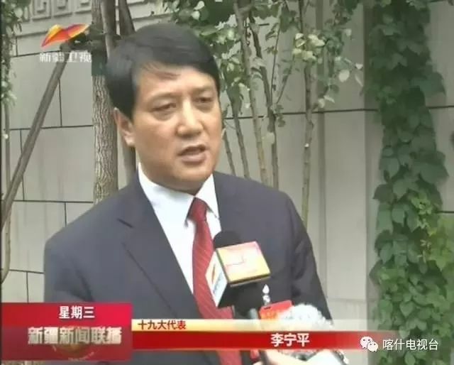 十九大代表,喀什地委书记李宁平接受媒体采访.