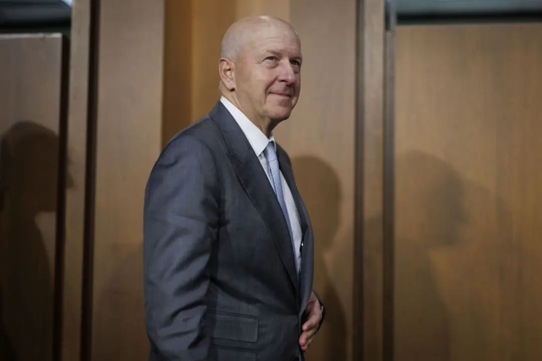David Solomon, CEO of Goldman Sachs, at a Senate Banking Committee hearing.