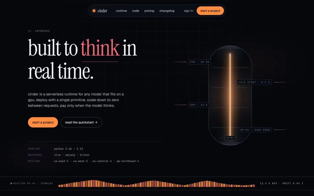Cinder AI reasoning tool hero