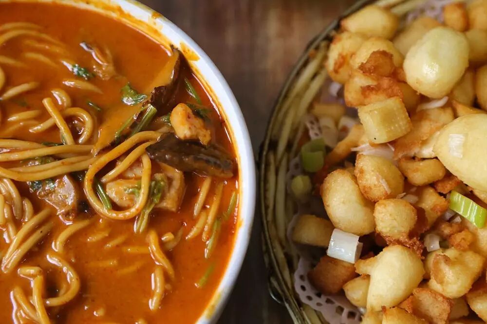 炒馍和酸辣面可谓是最佳cp，