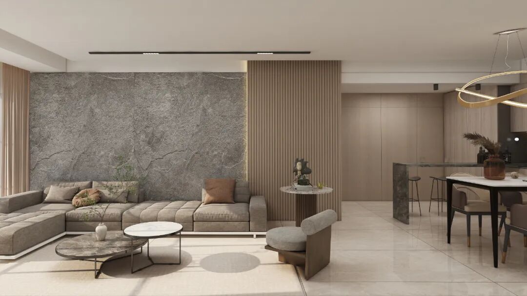 志邦家居  现代质感大平层装修设计图_1