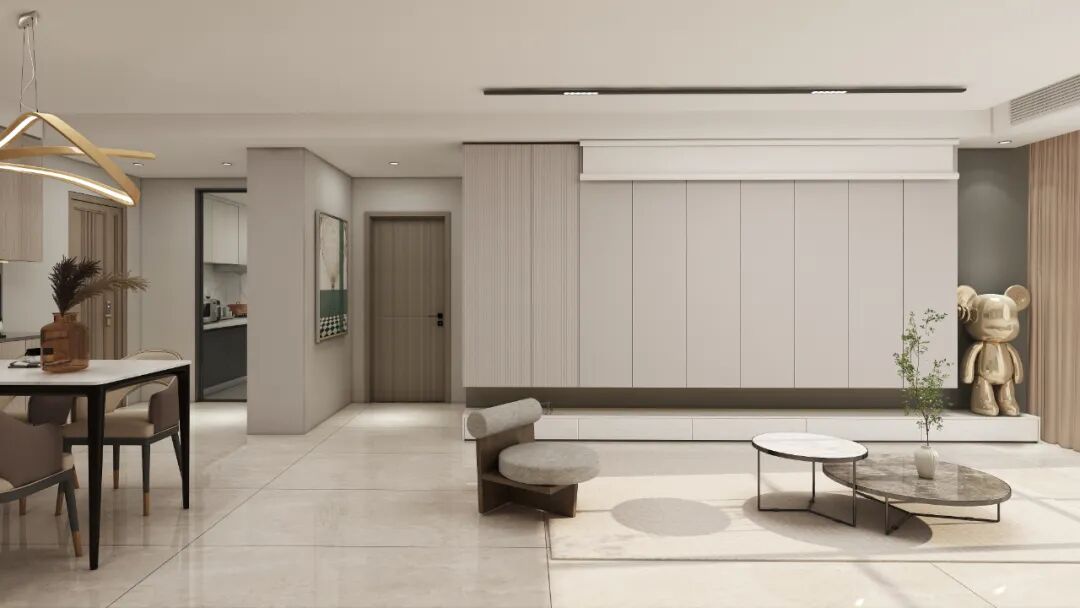 志邦家居  现代质感大平层装修设计图_3