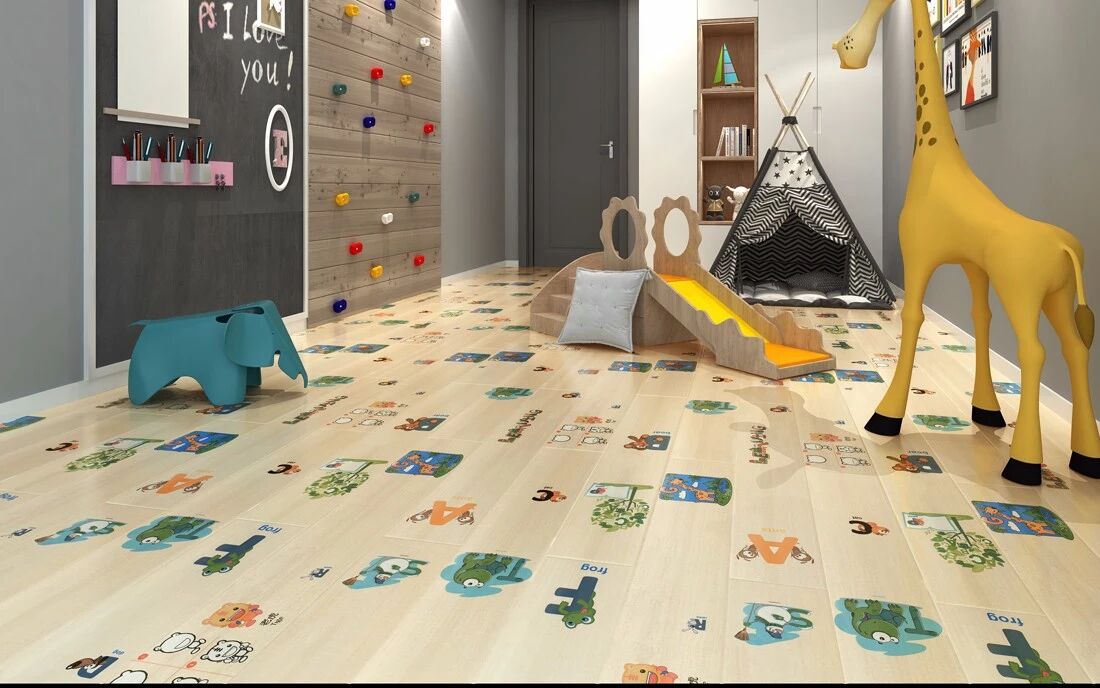 林迈地板图片 儿童地板装修效果图_3