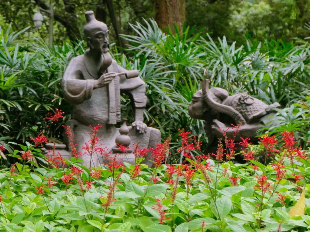 新葡京博彩官网公园红楼花