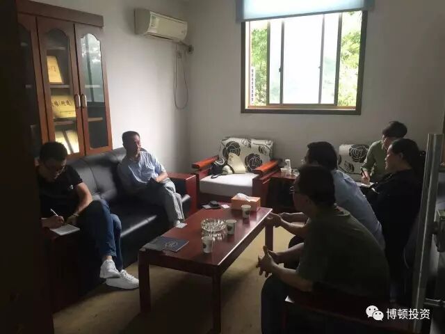 博顿投资陪同项目方考察合作园区 求购20亩土地用于扩大规模
