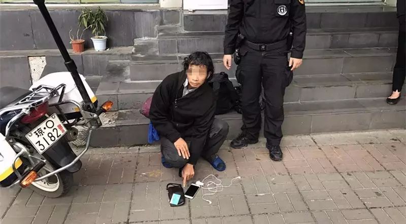 琼海警方快速反应,一名盗窃嫌疑人落网