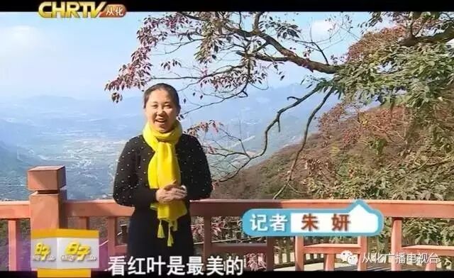朱妍带领大家领略从化石门红叶,先睹为快!