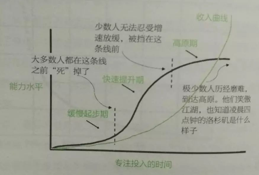 努力是一种需要学习的才能(能力水平与专注投入的时间