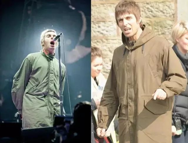 绿洲乐队主唱liam gallagher,专注派克大衣很多年