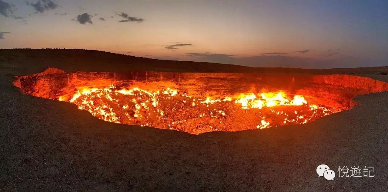 (地狱之门,地球上最古老的活火山,世界五大熔岩火山之一)