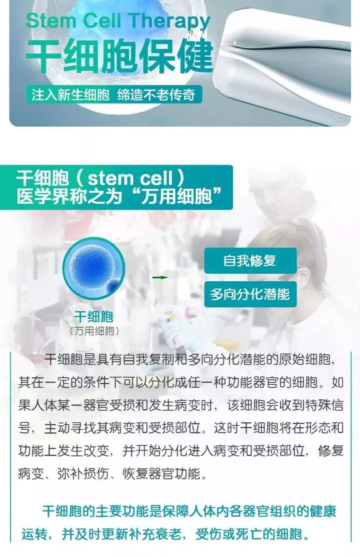 抗衰 | 干细胞正成为21世纪人类重大疾病治疗的支柱技术之一！
