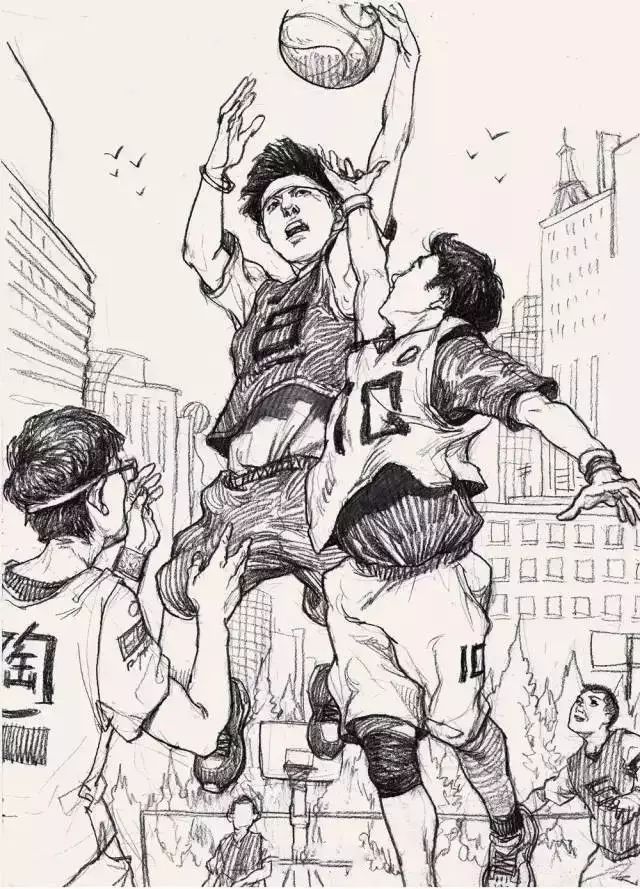 人物组合速写,我们应该这样思考去画!