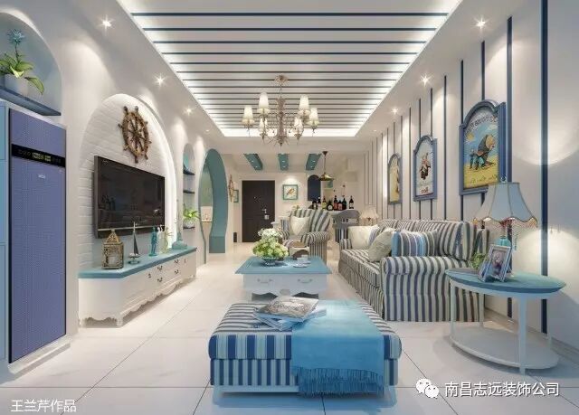 地中海风格家装   |  不仅仅是简单的蓝白色彩叠加(图3)