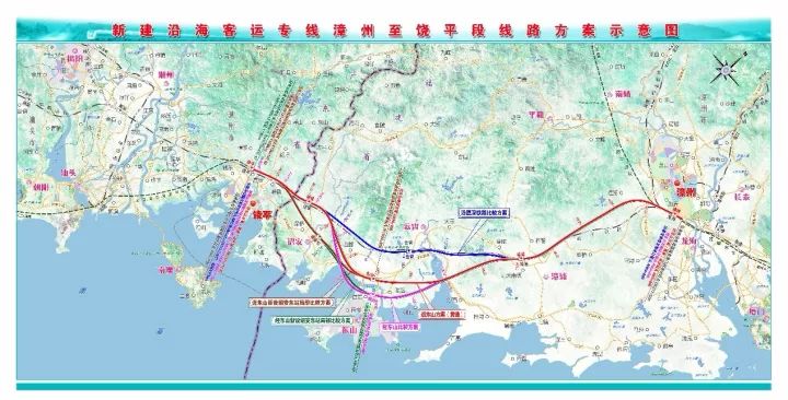 北接福厦高铁,龙厦铁路,南连梅汕高铁,广汕铁路