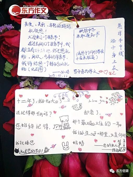 母亲节:我手写我心,爱要大声说出来   东方作文学生 写给母亲的