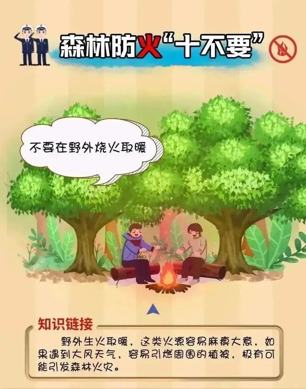 森林防火人人有责淄博大学城实验幼儿园森林防火宣传知识