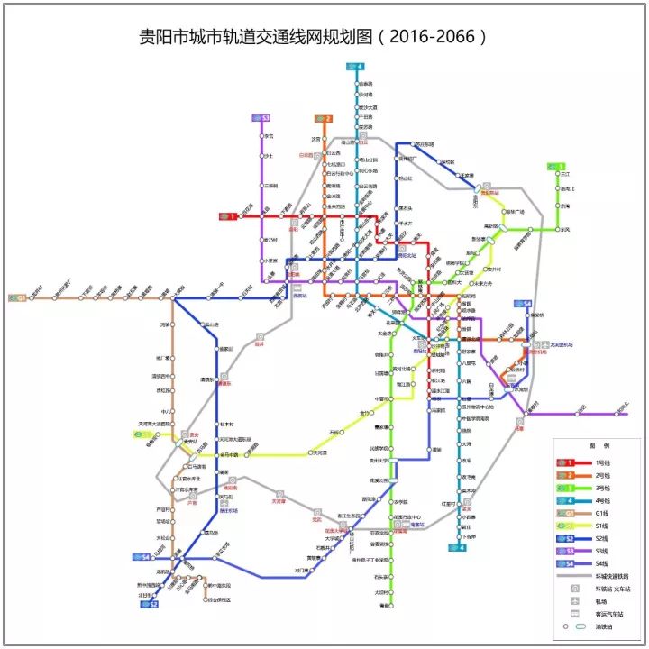 最终实现 以贵阳为核心通道各地市的 "1-2小时交通圈"的规划目标