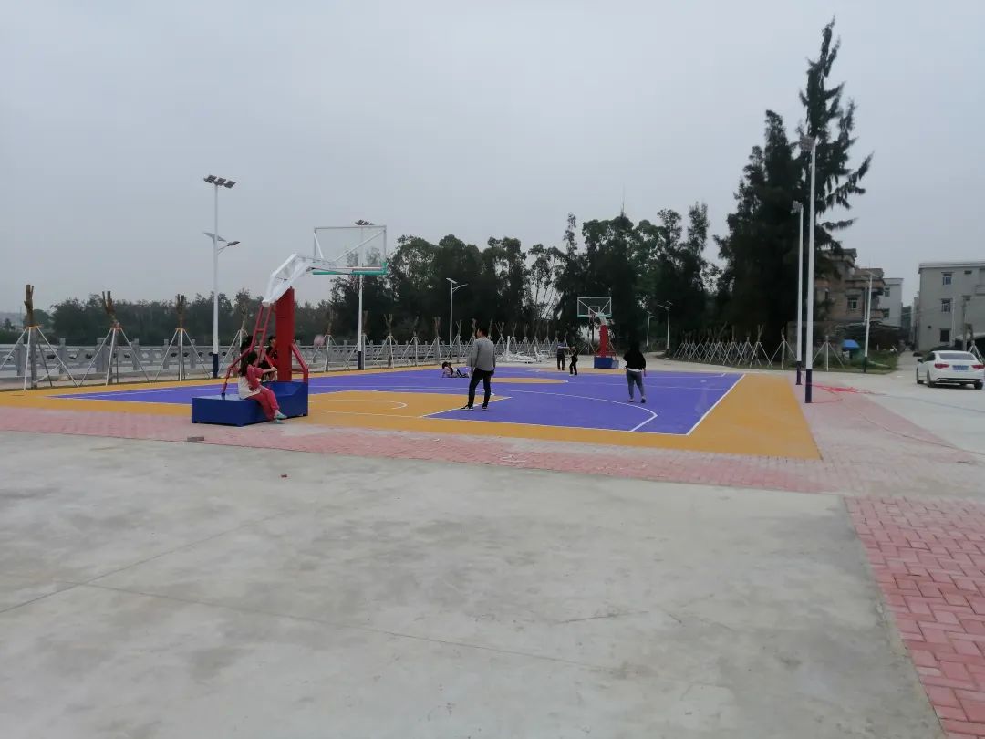 溪头镇红埠村委会大一墩村:崭新的篮球场,成为了村