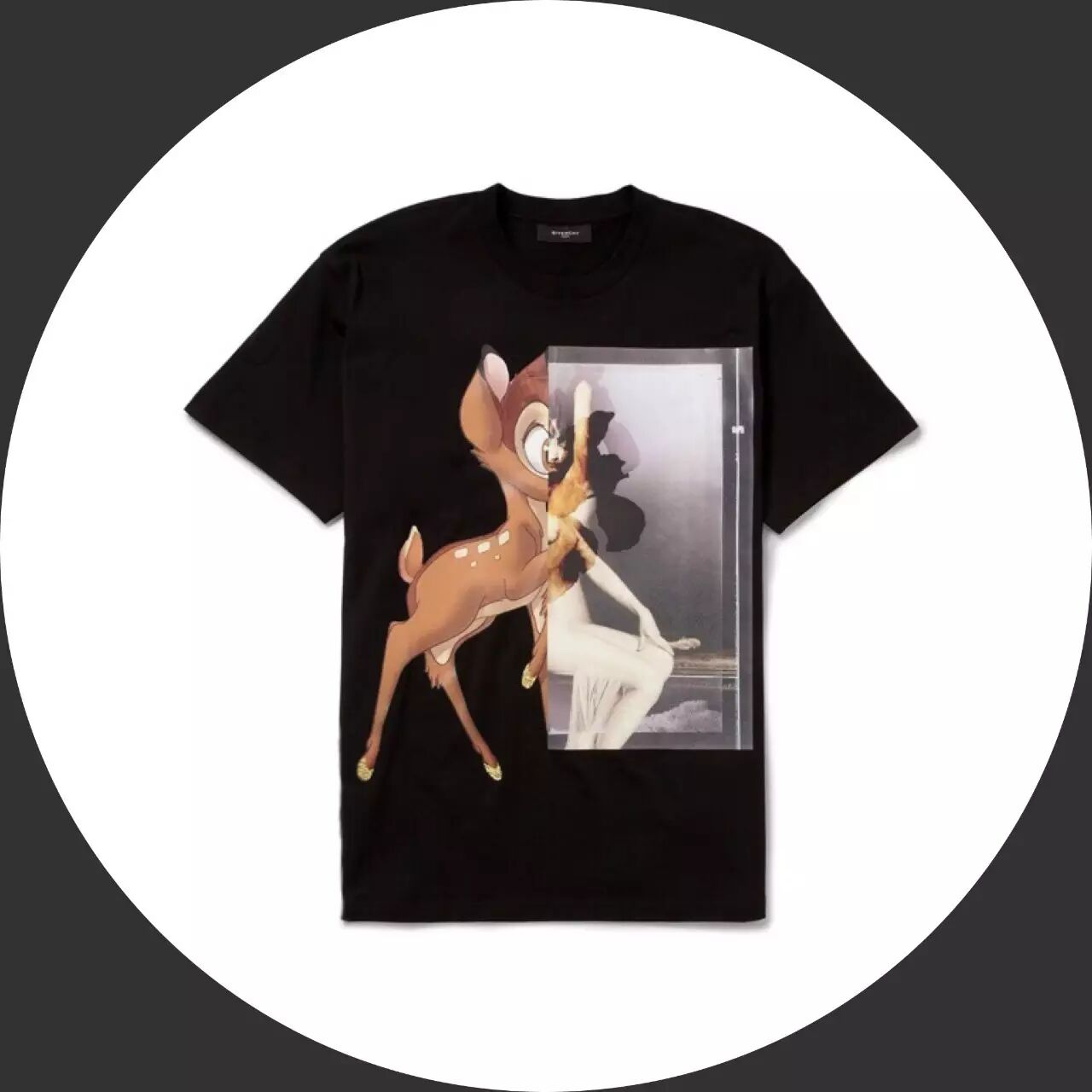把经典的动画元素搬上服装设计，与纸屑印花、动物纹路与色块图样拼接，带来一些新鲜的气息。
