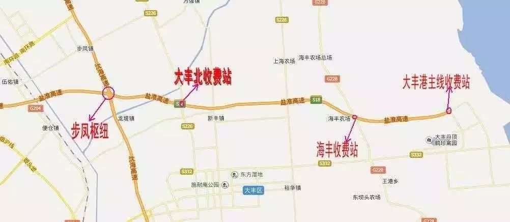 项目东接大丰港,西与s18盐淮高速公路,g15沈海高速公路衔接,路线全长