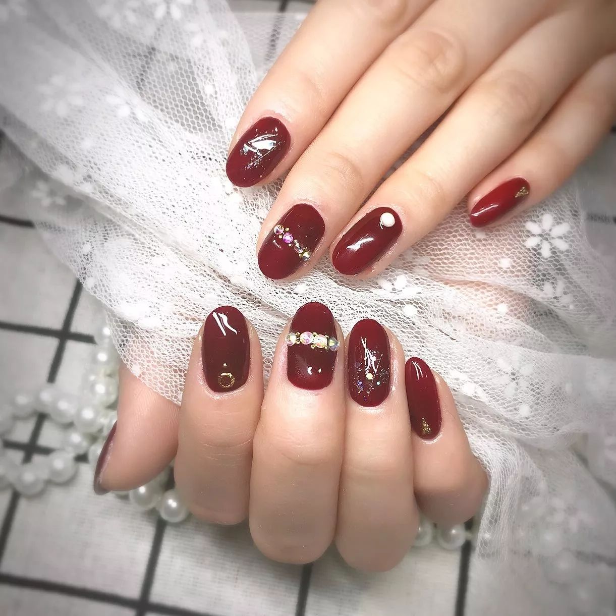 不如来看看新年美甲真人示范