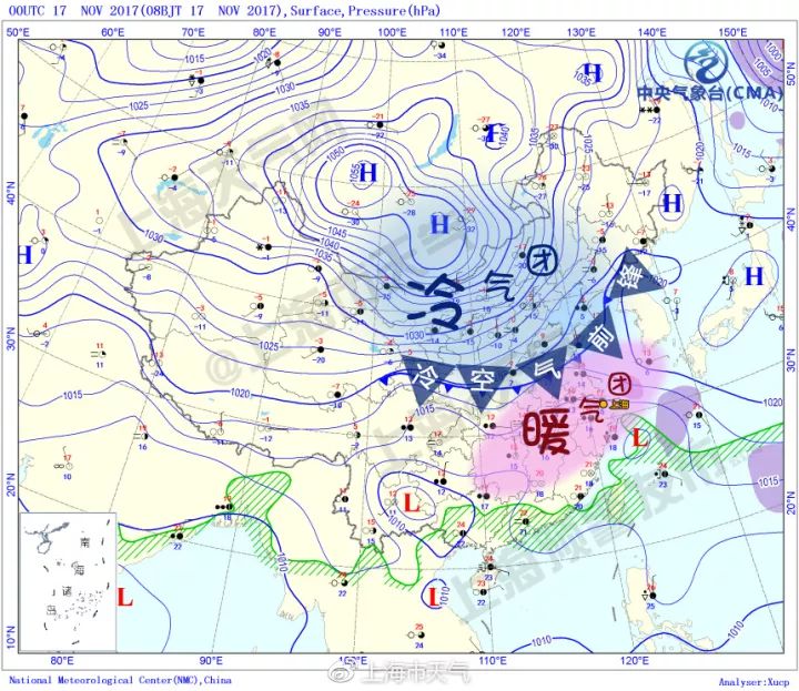 地面天气图(08时)