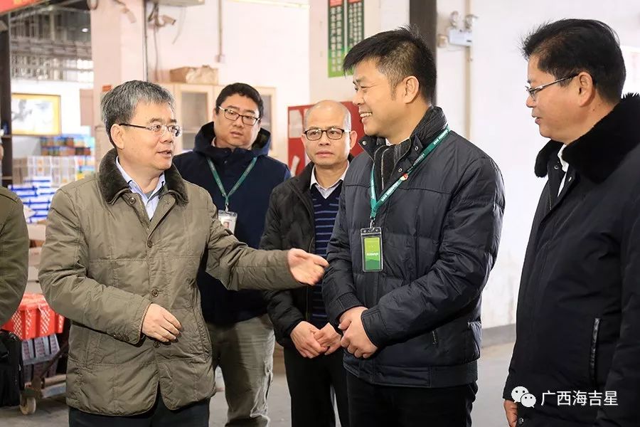 南宁市副市长刘为民带队检查广西海吉星安全生产工作