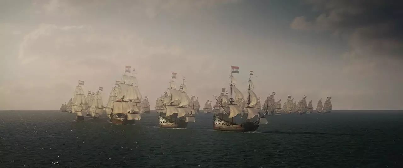 荷兰海军舰队(出自电影《海军上将》)