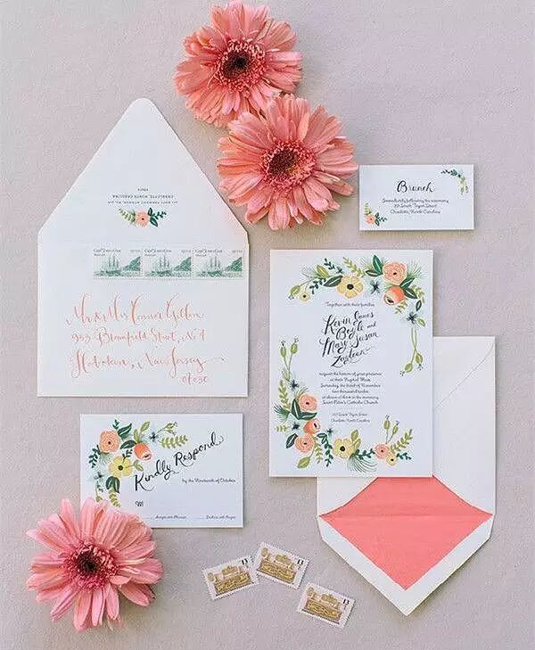 见过这么高颜值的结婚请柬吗，婚礼祝福从这些请柬开始