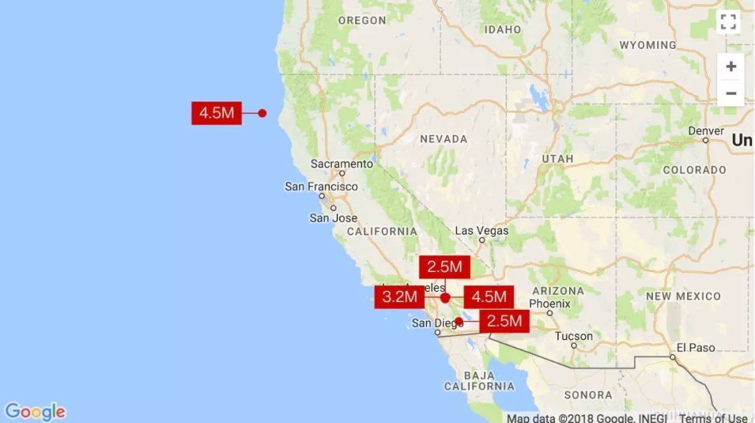 加州理工学院地震学家egill hauksson说,星期二的地震发生在圣安地图片