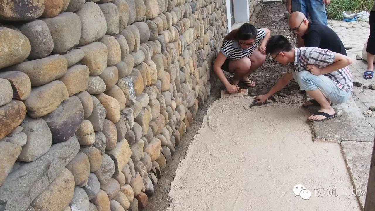 学生日志安吉暑期夯土建造工作坊之三合土