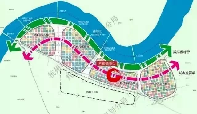 萧山科技城规划图