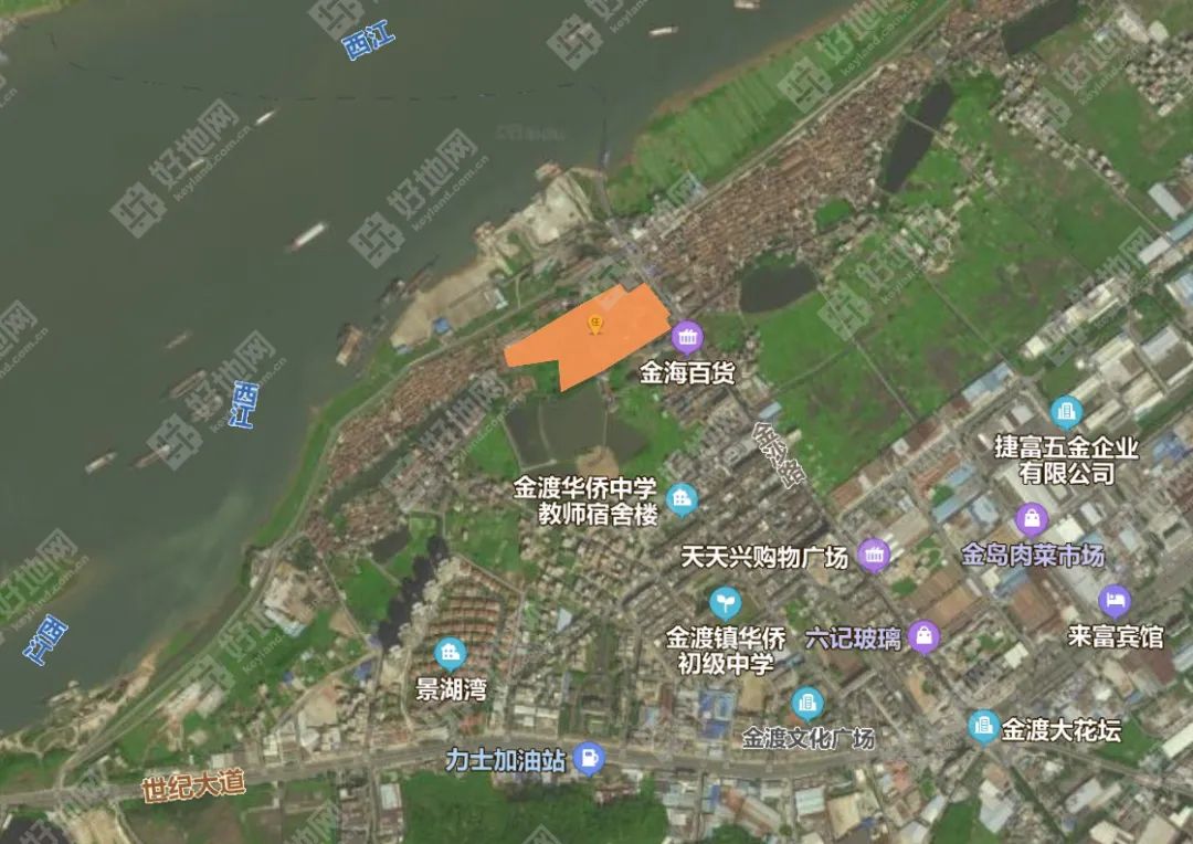 地块位置:高要区金渡镇金沙路地段> 地块位置:高要区金渡镇金沙路地段