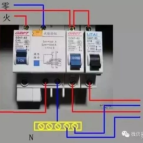 配电箱控制柜接线图，单相电和三相电基础知识