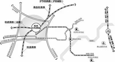 杭州火车西站明年开建!拟选址仓前北,拟设4条高铁线(图)!