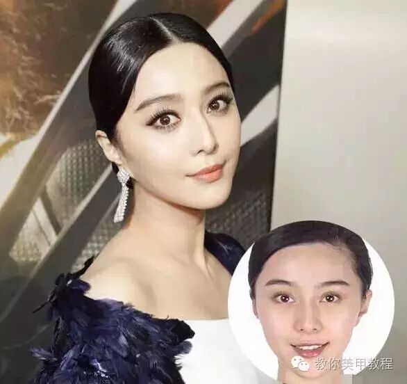 刘诗诗范冰冰证件照惊为天人, 明星素颜真实对比!