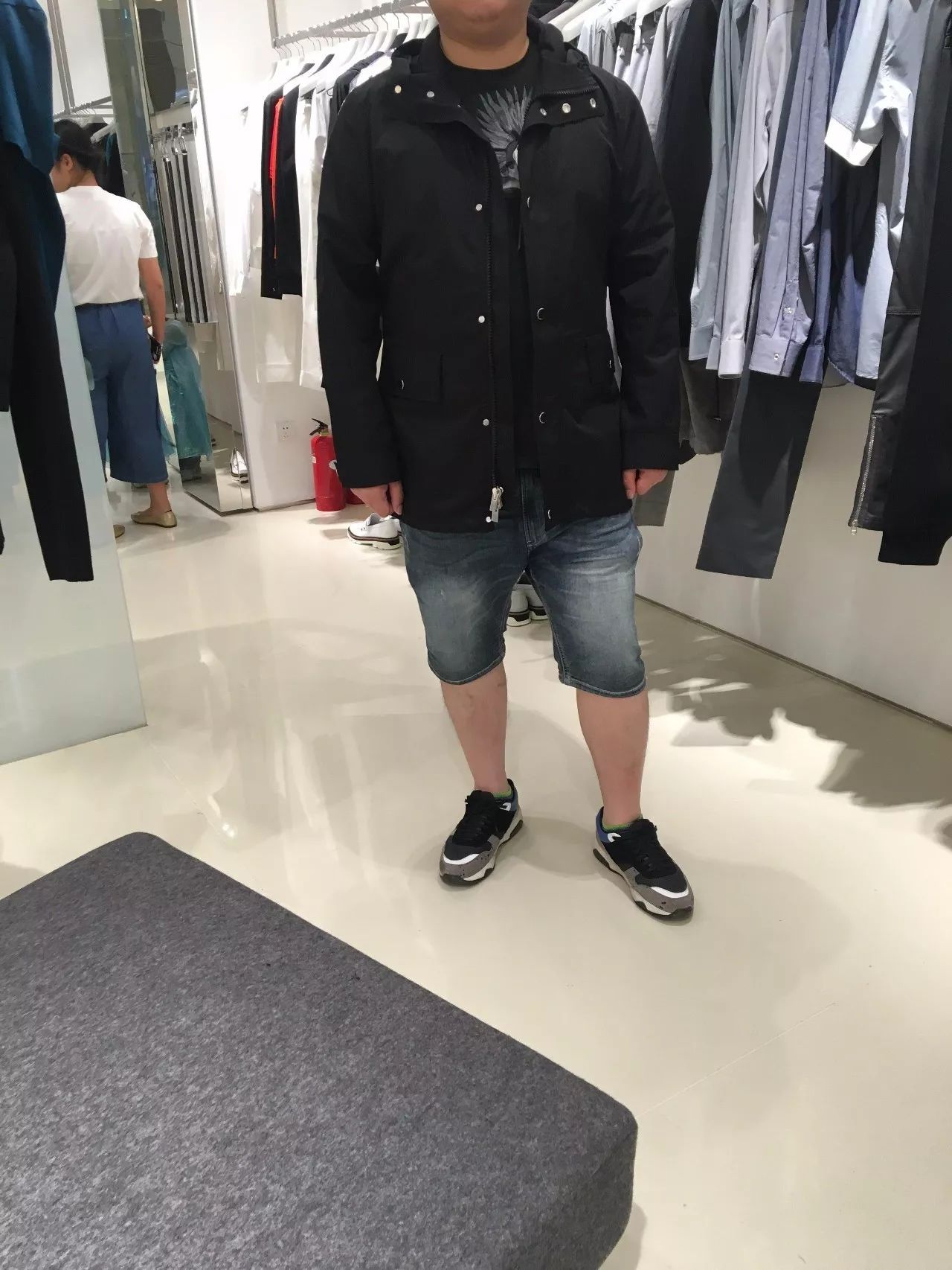 上海润锦服饰有限公司原单 ck高端大白标系列中长款